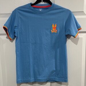 Psycho Bunny Blue Kids Short Sleeve Tee